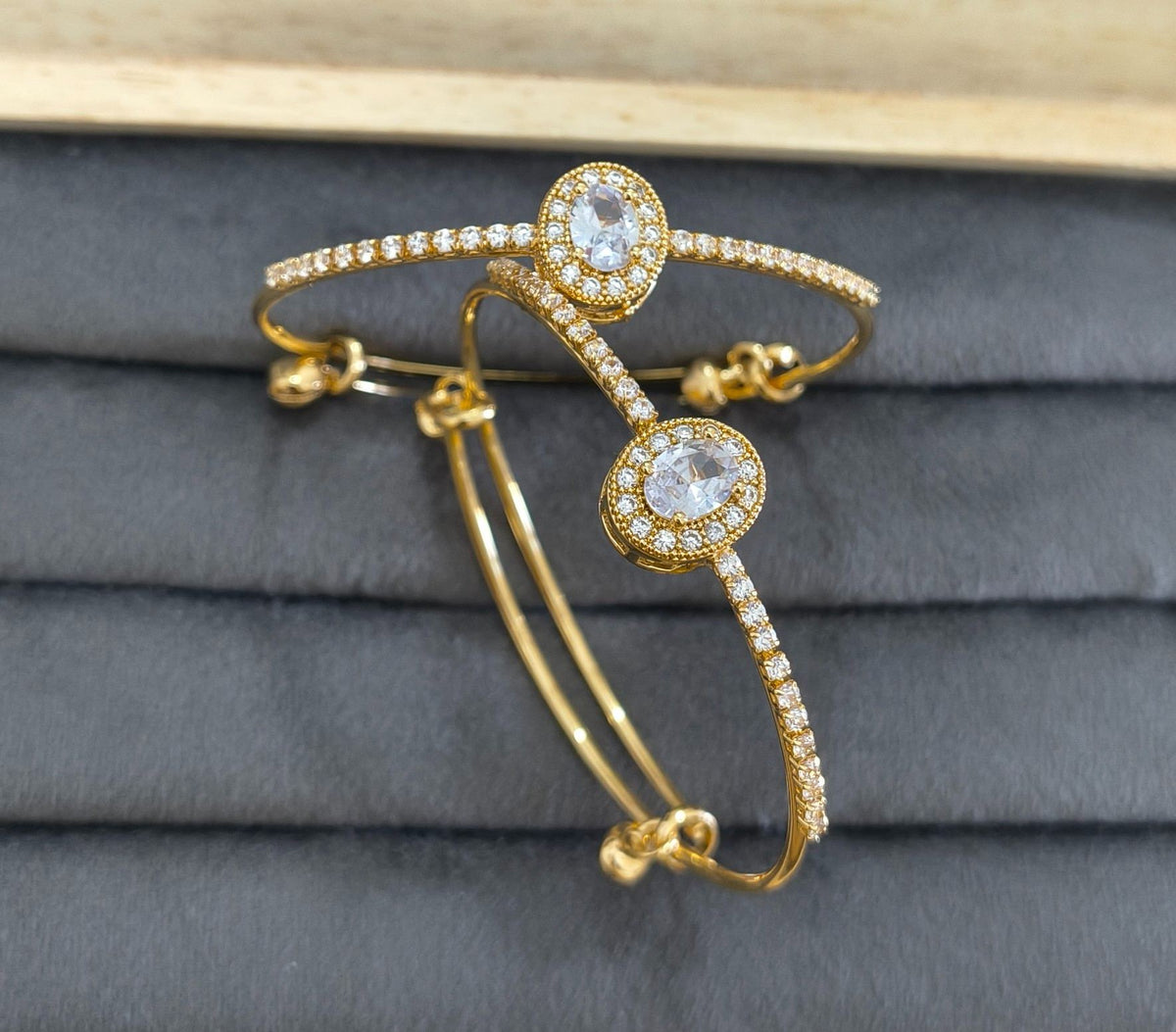 Fancy Bangles Set Premium Gold Plated