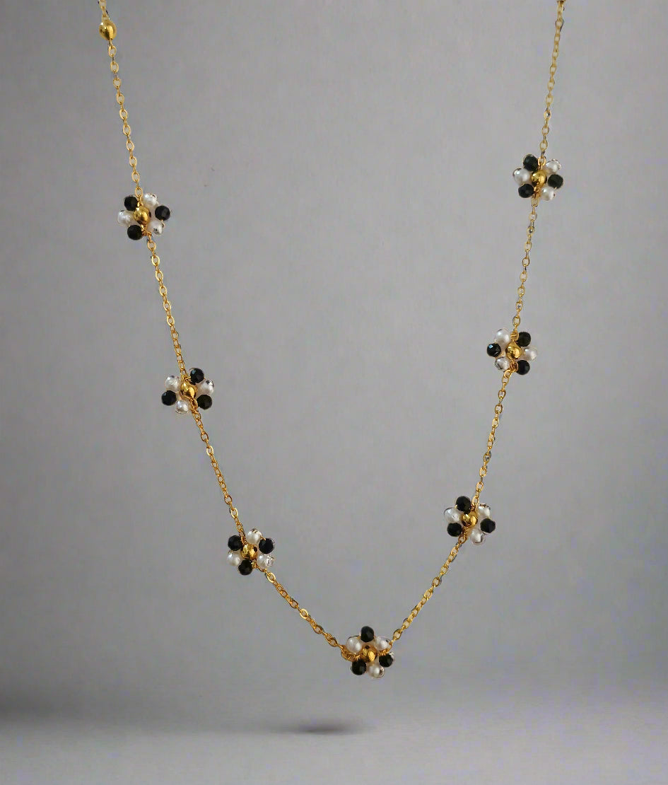Gold Plated Floral Style Mangalsutra Chain 