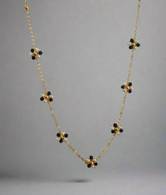 Gold Plated Floral Style Mangalsutra Chain 