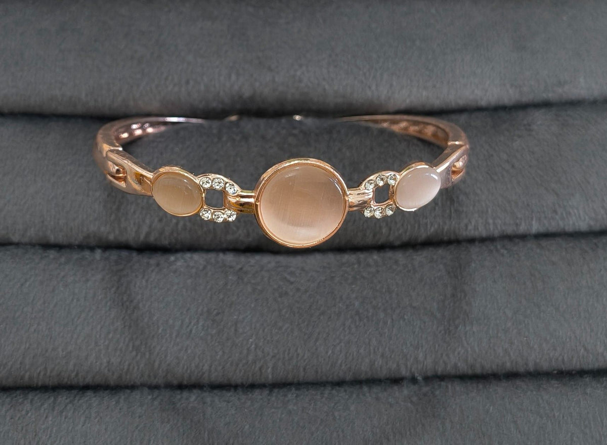 Antitarnish Bracelet Geometric Design 18K Gold Plated