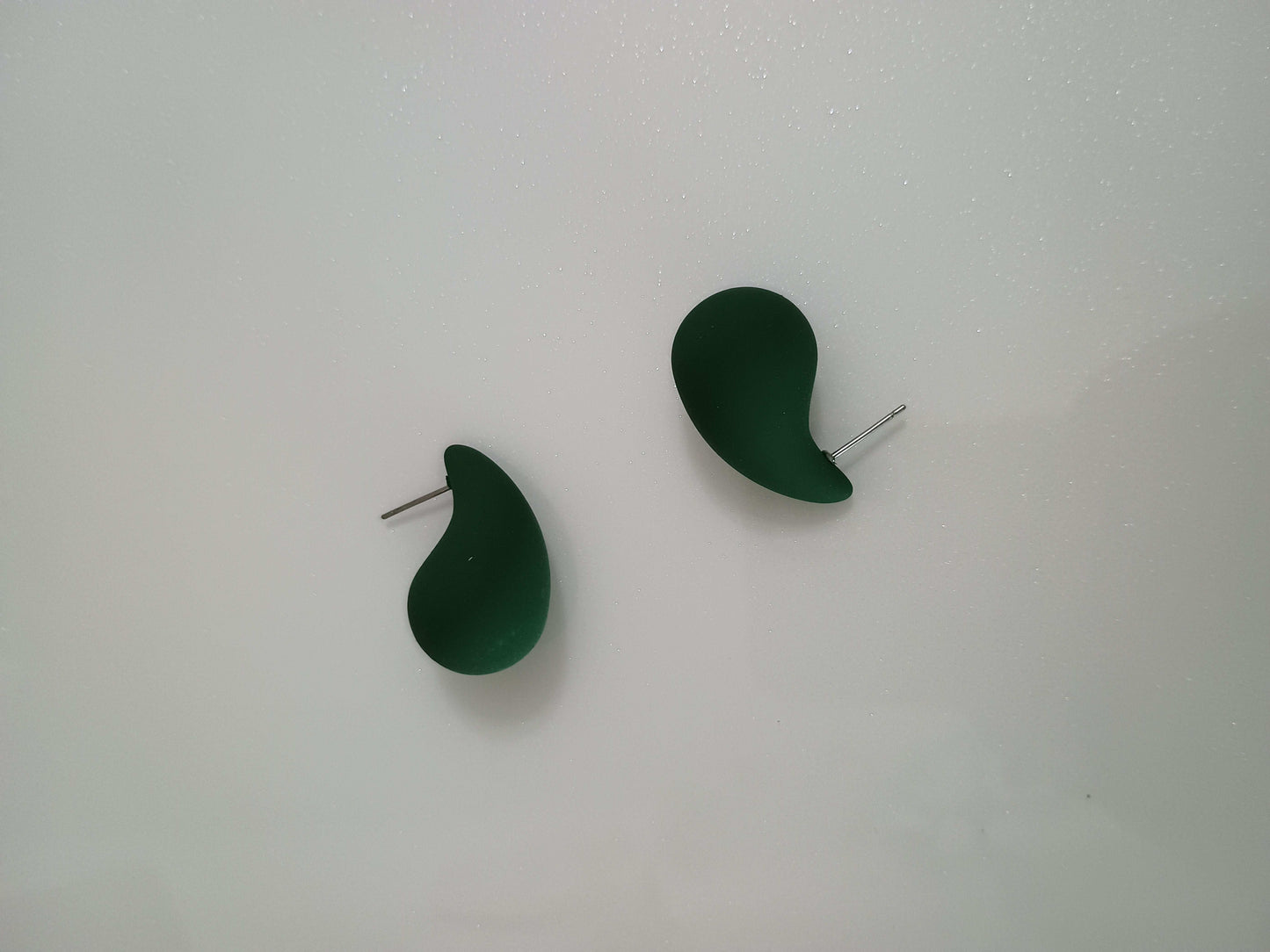 Premium Antitarnish Dark Green Bold Hoops- Fancy Earrings - Urban Era Jewel