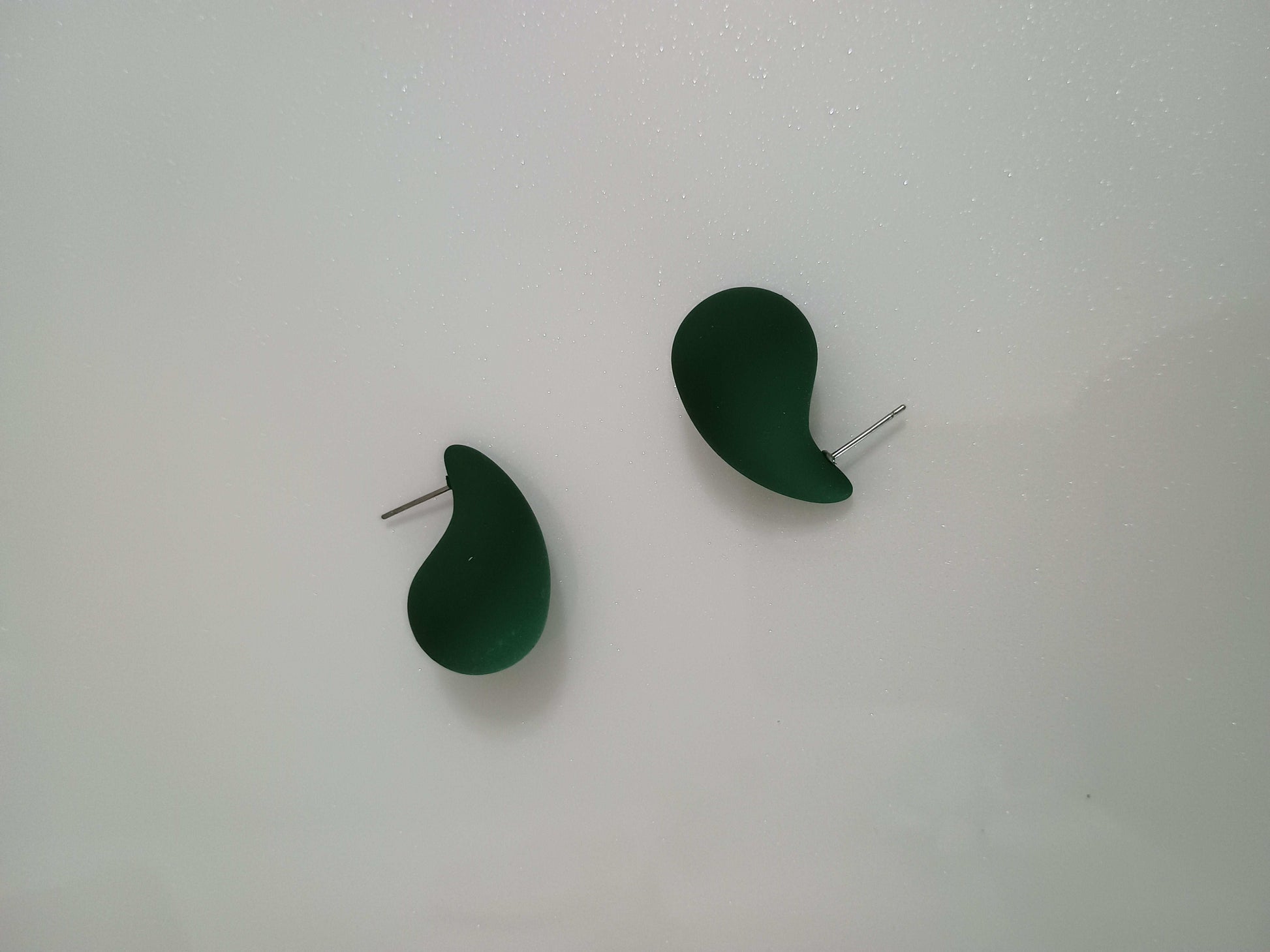 Premium Antitarnish Dark Green Bold Hoops- Fancy Earrings - Urban Era Jewel