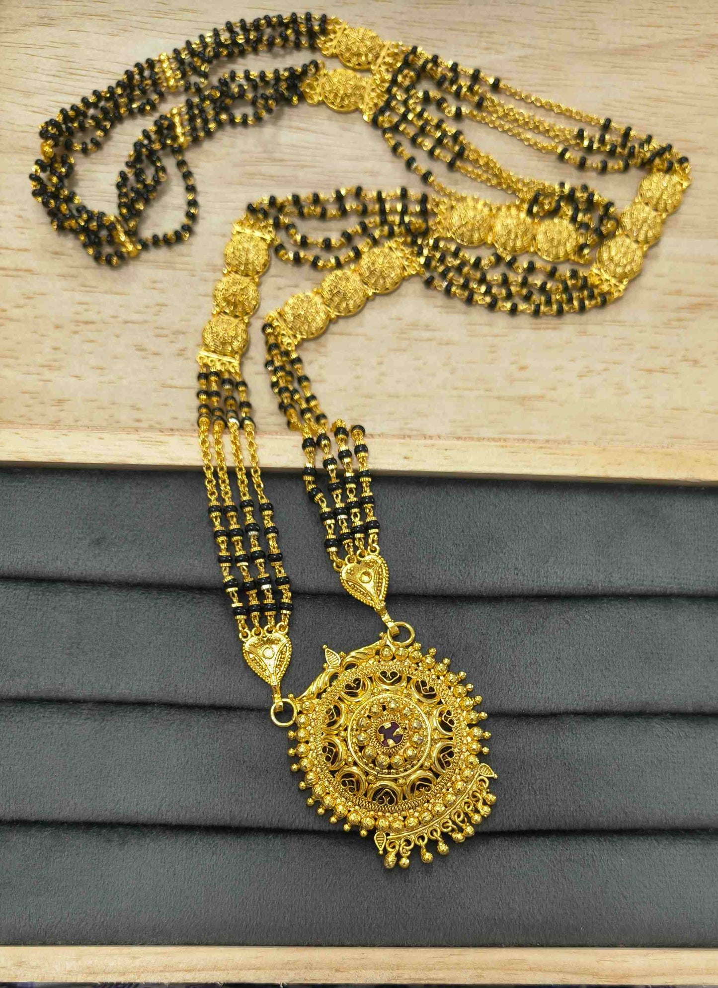 Daily Wear Mangalsutra 32 Inch Fancy Design