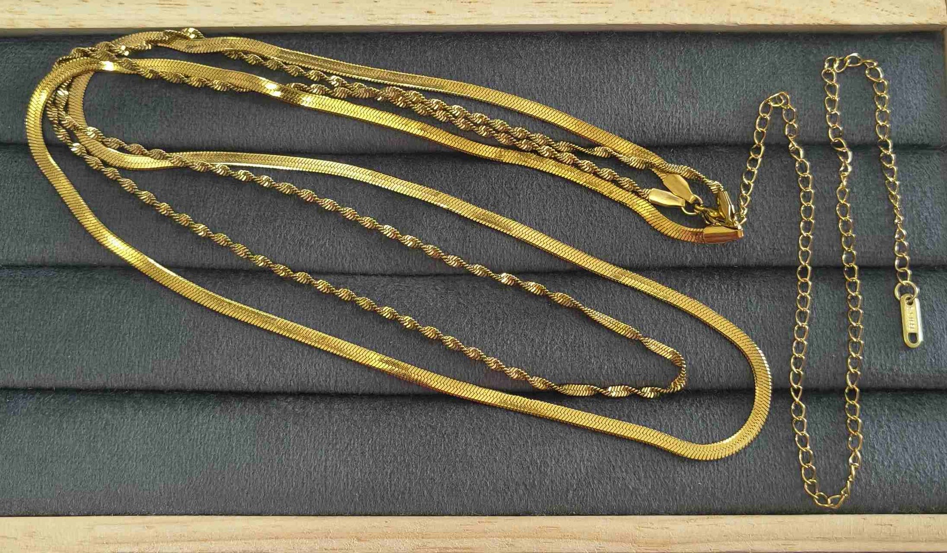 Anti Tarnish Waist Chain Bold Double Layered 18K Gold Plated