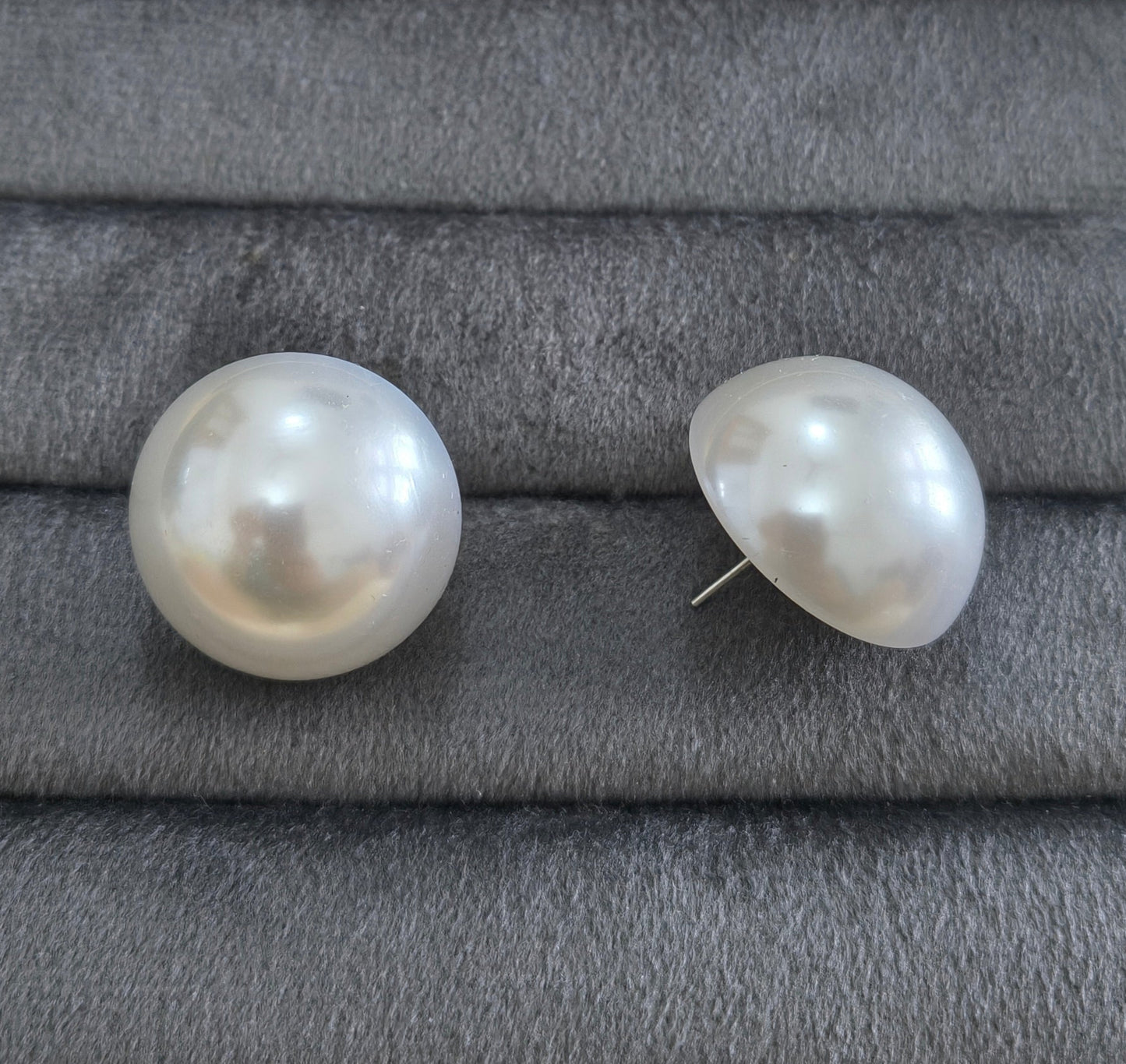 Korean Bold Statement Pearl Stud Earrings