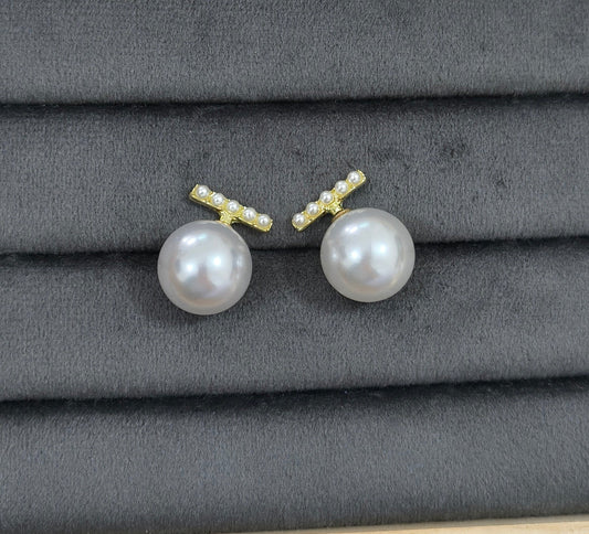 Korean Party Wear Pearl Studs Earrings