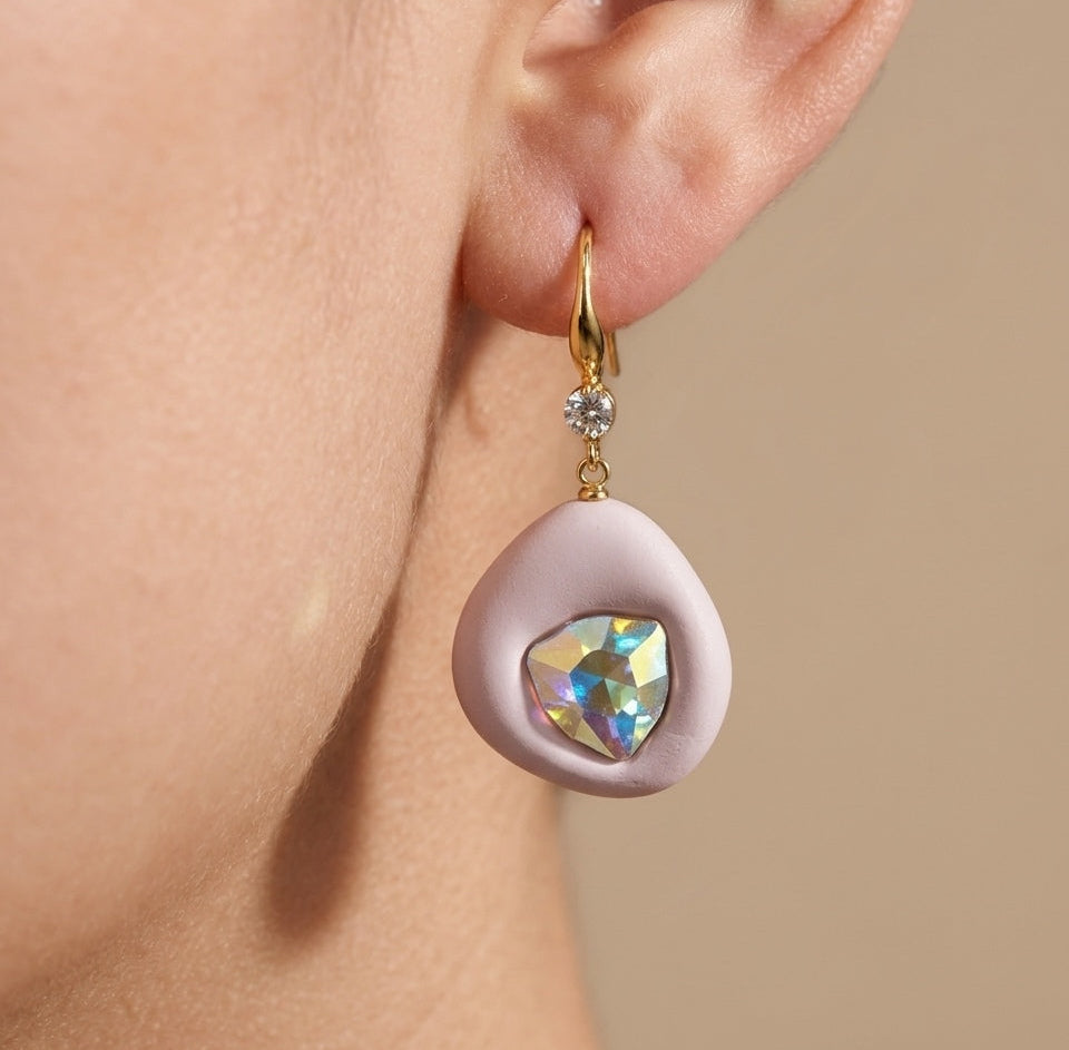 Korean White Butterfly Ear studs Earrings For Women