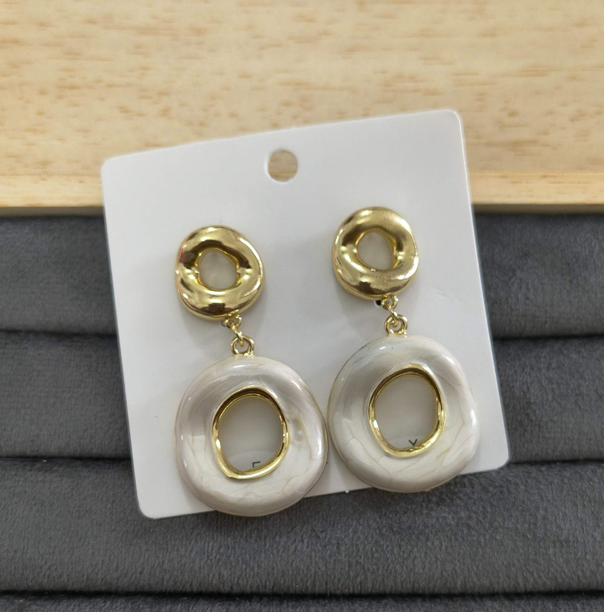 Korean White Butterfly Ear studs Earrings For Women