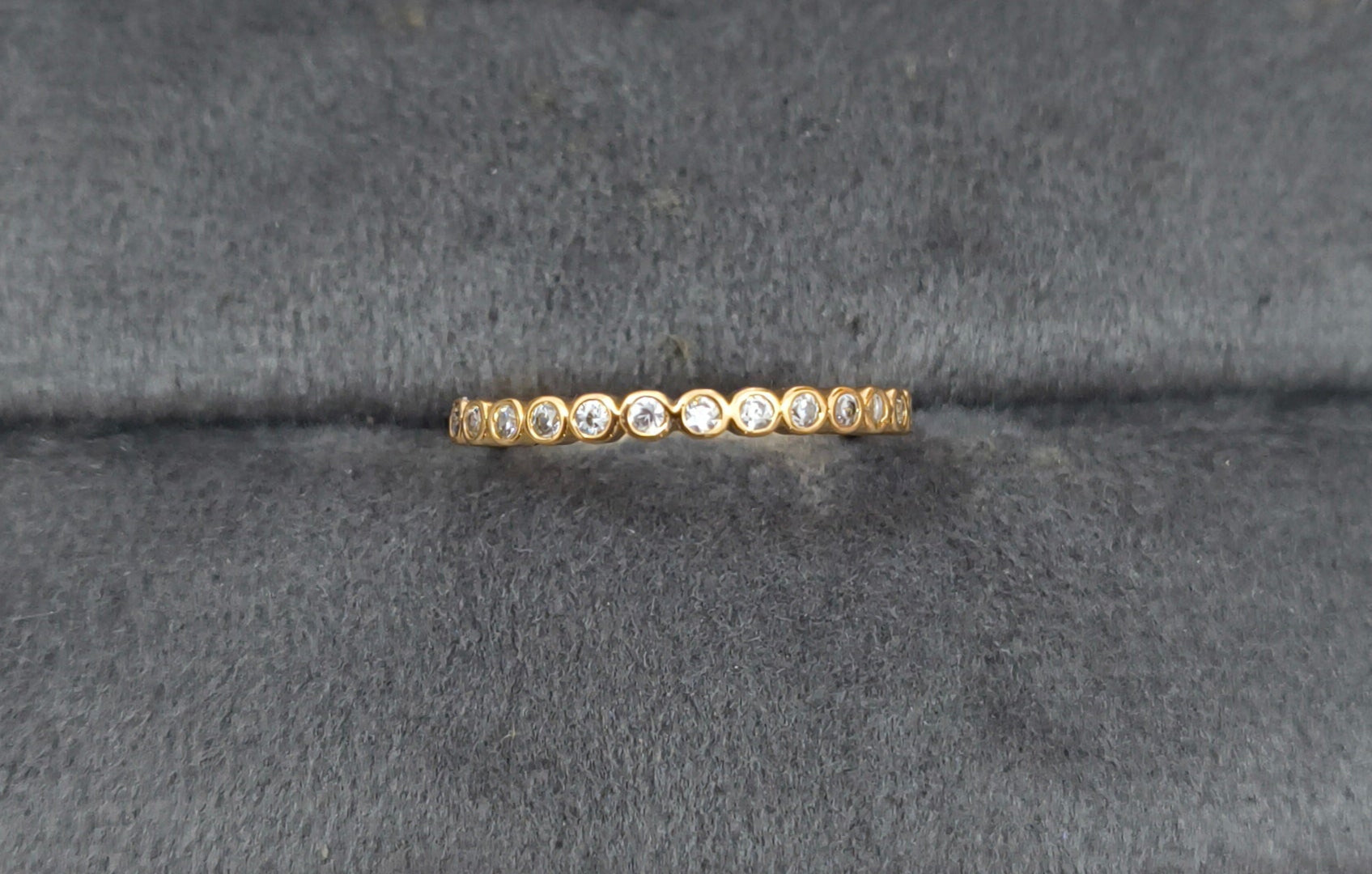 Premium Quality Adjustable Diamond Eternity Band Ring