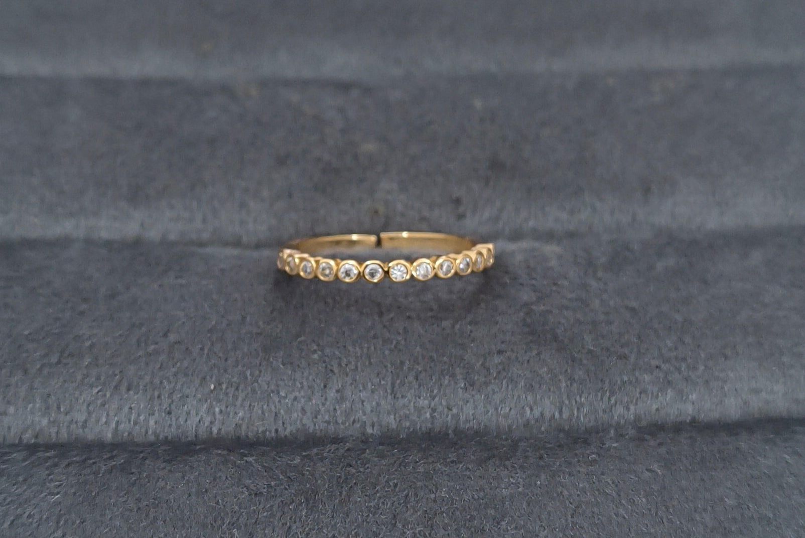 Premium Quality Adjustable Diamond Eternity Band Ring