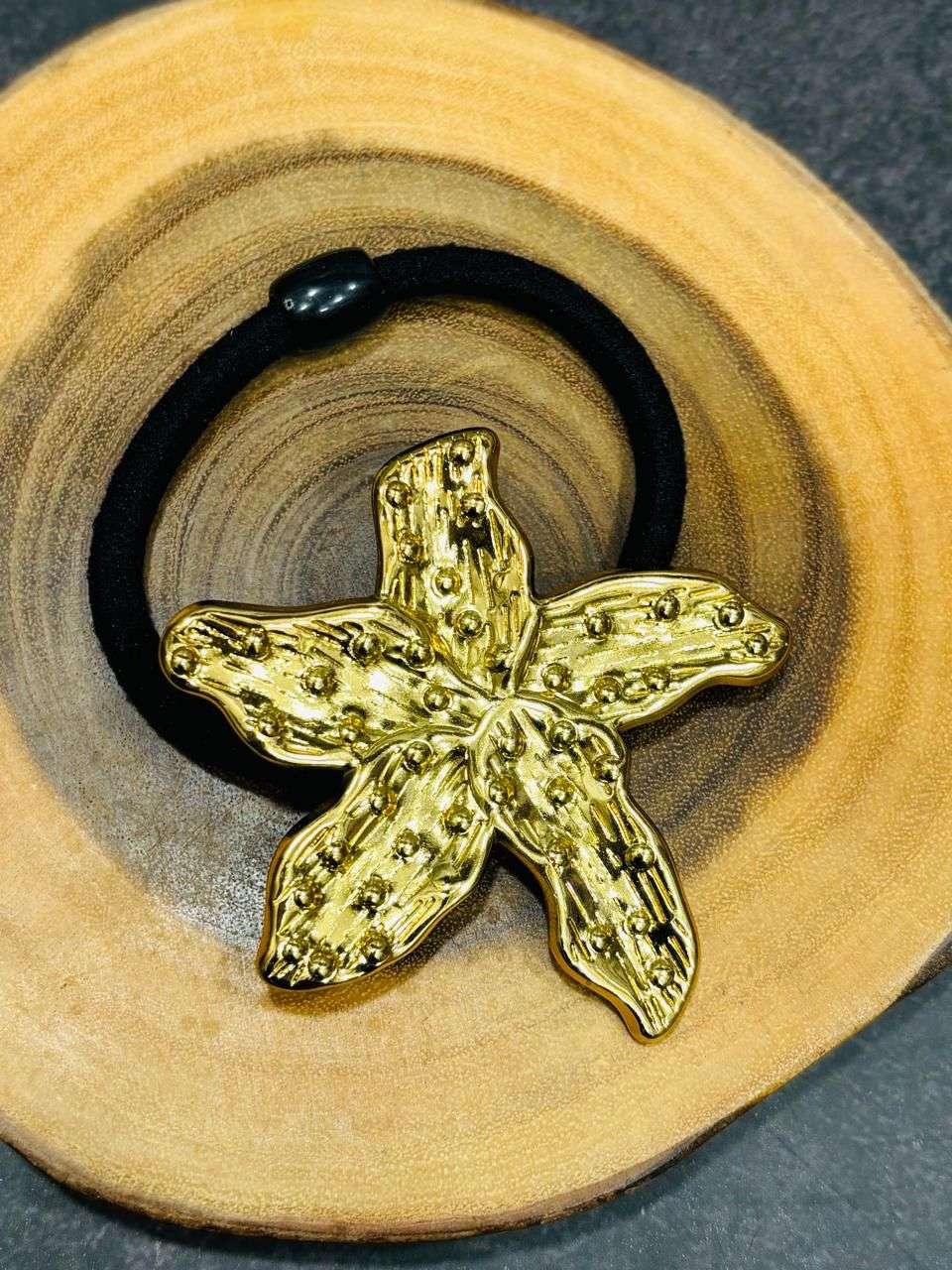 Star Fish Shape Cuff Hair Band 18K Gold Plated