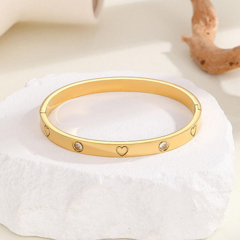 Timeless Love 18K Gold Plated Bracelet
