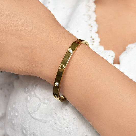 Timeless Love 18K Gold Plated Bracelet